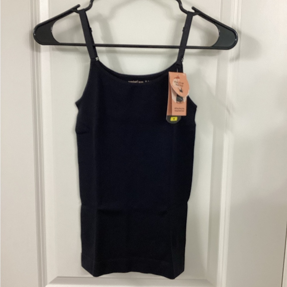 Shapermint Black Fitted Sleeveless Camisole